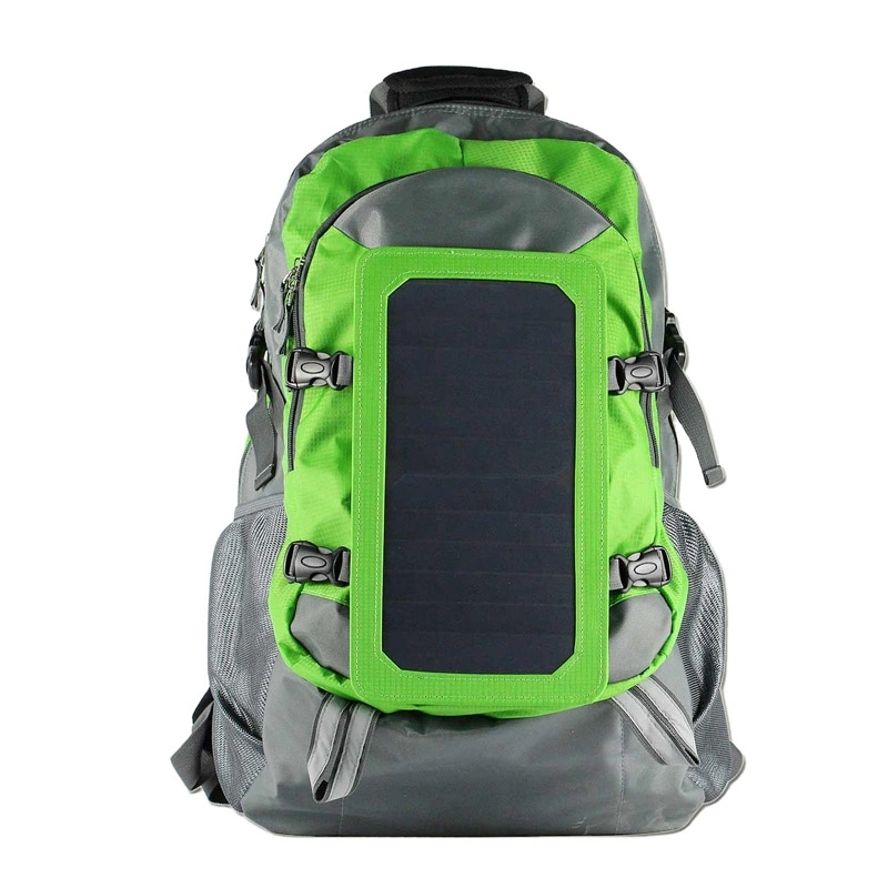 Wholesales Outdoor New Design Solar Travel Men′s Backpack USB Charging Solar Panel Hiking Bag Mobile Phone Solar Backpack