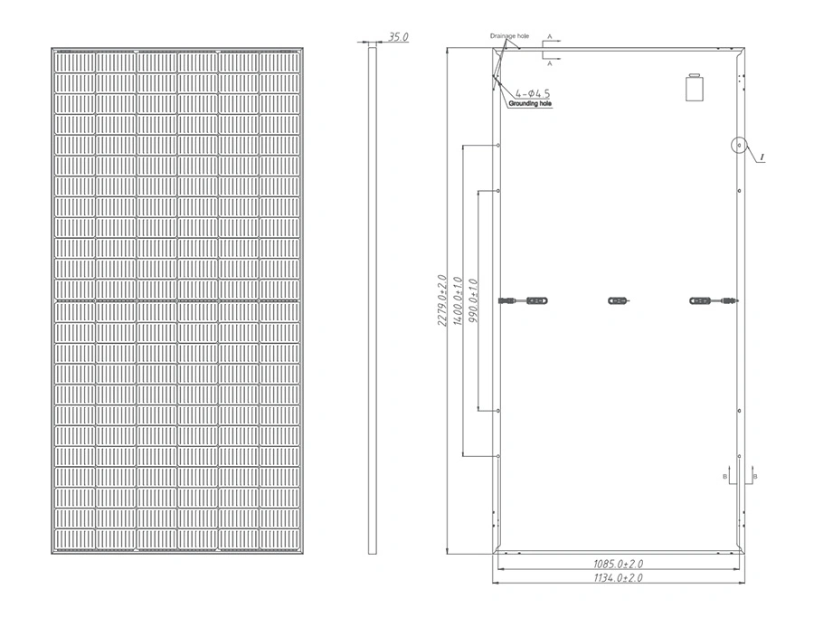 Manufacturing Price of Sktech China Anhui Panels 550W Best Solar Panel